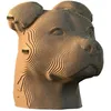 Image de 3d sculpture puzzle en carton staffy