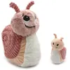 Image de Peluche speedou l'escargot maman et bébé rose (25 cm)