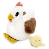 Image de Peluche poule maman et son bébé