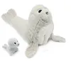 Image de Peluche otarie maman et son bébé gris