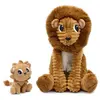 Image de Peluche lion papa et son bébé