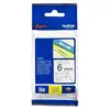 Image de Brother TZE-111 Ruban Laminé largeur 6 mm Noir sur Transparent 8m Brother - TZE111