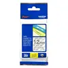 Image de Ruban Laminé largeur 12 mm Noir sur Transparent 8m - TZE131