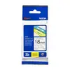 Image de Brother TZE-141 Ruban Laminé largeur 18 mm Noir sur Transparent 8m - TZE141