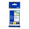 Image de Brother TZE-233 Ruban Laminé largeur 12 mm Bleu sur Blanc 8m - TZE233