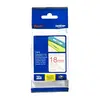 Image de Brother TZE-242 Ruban Laminé largeur 18 mm Rouge sur Blanc 8m - TZE242