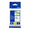 Image de Brother TZE-243 Ruban Laminé largeur 18mm Bleu sur Blanc 8m - TZE243