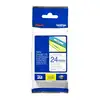 Image de Brother TZE-253 Ruban Laminé largeur 24 mm Bleu sur Blanc 8m - TZE253