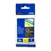 Image de Brother TZE-335Ruban Laminé largeur 12 mm Blanc sur Noir 8m - TZE335