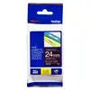 Image de Brother TZE-355 Ruban Laminé largeur 24mm Blanc sur Noir 8m - TZE355