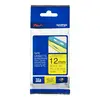 Image de Brother TZE-631 Ruban Laminé largeur 12 mm Noir sur Jaune 8m - TZE631