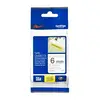 Image de Brother TZE-S211 Ruban Laminé largeur 6mm Noir sur Blanc 8m - TZES211