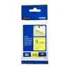 Image de Brother TZE-S621 Ruban Laminé largeur 9mm Noir sur Jaune 8m - TZES621