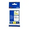 Image de Ruban Laminé largeur 12 mm Noir sur Blanc 8m - TZES231