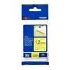 Image de Brother TZES631 Ruban Laminé largeur 12mm Noir sur Jaune 8m