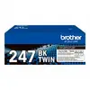 Image de Brother TN247BK TWIN - pack de 2 - à rendement élevé - noir - original - cartouche de toner - 3000 pages - TN247BKTWIN
