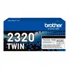 Image de Brother TN2320 TWIN - pack de 2 - à rendement élevé - noir - original - cartouche de toner - 5200 Pages - TN2320TWIN