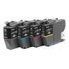 Image de Brother LC421 - pack de 4 - noir, jaune, cyan, magenta - original - cartouche d'encre d'origine - 200 Pages - LC421VAL