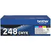 Image de Brother TN248CMYK Pack économique de 4 toners couleurs d'origine de 1000 pages - TN248VAL