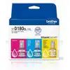 Image de Brother BTD180CL Multipack - Pack de 3 - jaune, cyan, magenta - original - pour Brother DCP-T580DW, DCP-T780DW - BTD180CLVAL