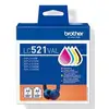 Image de Brother LC521 Value Pack - Pack de 4 cartouches - original pour Brother DCP-J1260W, DCP-J1310DW - LC521VAL