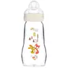 Image de MAM Biberon en Verre 2 mois + 2 plats "Lapin/Renard" - Beige 260 ml
