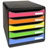 Image de Exacompta Module De Classement Big Box Plus 5 Tiroirs Punchy Arlequin