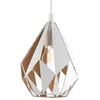 Image de Suspension Carlton 1 Blanche-DorÃ©e, Ã 20,5 Cm