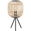 Image de Lampe Ã Poser Bordesley Avec Abat-Jour En Bois