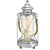 Image de Lampe-Lanterne Ã Poser Claire Argent Antique