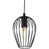 Image de Newtown Plafonnier Suspendu Ã 3 Lampes, Barre Droite, Noir