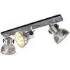 Image de Plafonnier Barnstaple Au Look Industriel 3 Lampes