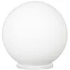 Image de Eglo Rondo - Petite Lampe De Table Globe Ã 1 LumiÃ¨re, Blanc, Opale, E27