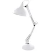 Image de Eglo Borgillio - Lampe De Table Ã 1 LumiÃ¨re RÃ©glable Blanche, E27