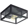 Image de Alamonte Plafonnier D'extÃ©rieur 2 LumiÃ¨res MÃ©tal L29cm