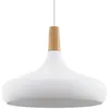 Image de Eglo Sabinar - Luminaire Suspendu Ã 1 Ampoule, Grand DÃ´me, Blanc, E27