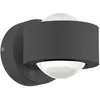 Image de Treviolo Applique Murale ExtÃ©rieure Up Down Led 2 Lampes Anthracite Ip44