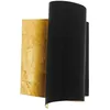 Image de Falicetto Applique Murale Flush Noir, Or