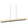 Image de Camacho Plafonnier Led Suspendu IntÃ©grÃ© Noir, Marron