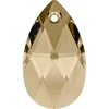 Image de Pendentif poire 6106 - 22 mm - Crystal Golden Shadow