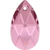 Image de Pendentif poire 6106 - 16 mm - Light Rose