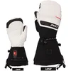 Image de Lenz - Moufles chauffantes - Heat Glove 9.0 Finger Cap Mittens Women White/Black en Laine - Taille S - Blanc