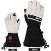 Image de Lenz - Gants chauffants - Heat Glove 9.0 Finger Cap Women Blanche / Noir pour Femme en Laine - Taille L