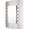 Image de Applique D'extÃ©rieur Rectangulaire En Inox - H. 30 Cm - Argent