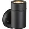 Image de Applique Spot D'extÃ©rieur Ronde En Plastique - H. 12,2 Cm - Noir
