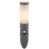 Image de Borne Luminaire D'extÃ©rieur Avec Capteur H. 41 Cm - Anthracite