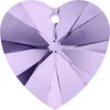 Image de Pendentif coeur Xilion 6228 - 14 mm - Violet