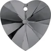 Image de Pendentif coeur Xilion 6228 - 14 mm - Crystal Silver Night