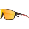 Image de Red Bull Spect Eyewear - Lunettes de soleil - Daft Black and Red Tips/Brown With Red Mirror - Noir