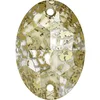 Image de Pierre à coudre ovale 3210 - 10 mm - Crystal Gold Patina